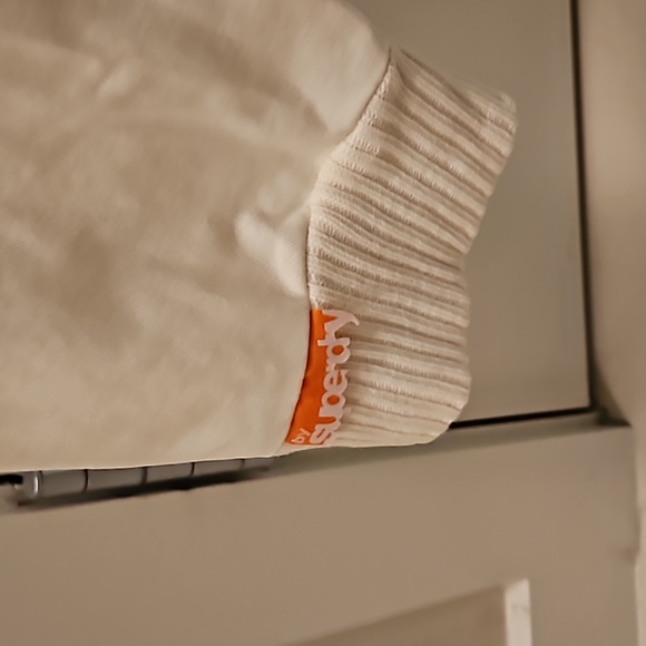 Superdry Cotton Jacket size small White/Cream colour - Picture 4 of 5